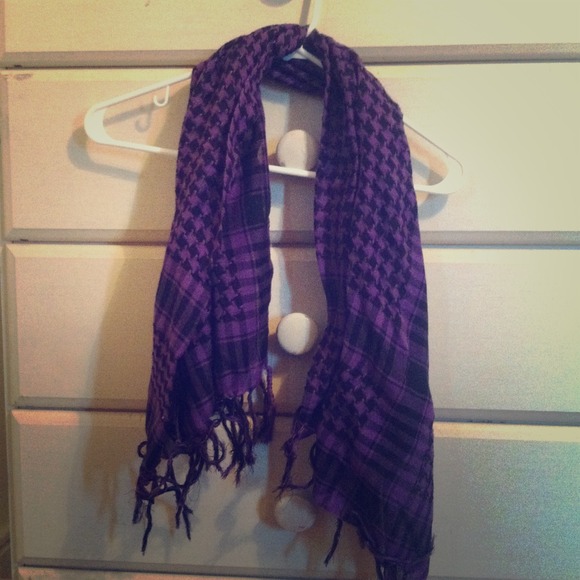 SOLD!! Purple and Black Scarf