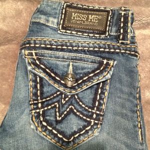 Miss me capris size 26