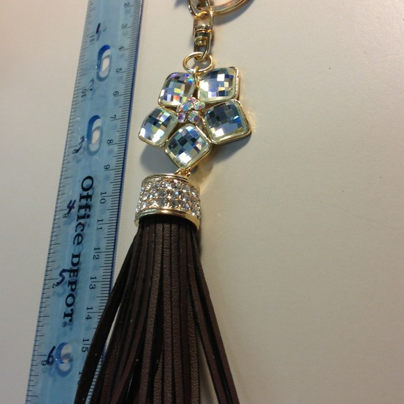 CZ purse charm / Key chain - Picture 4 of 4