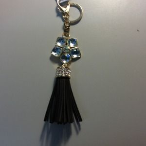 CZ purse charm / Key chain