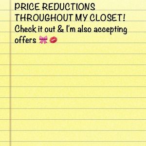 Prices reduced!!