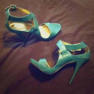 Teal heels