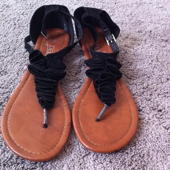 Black sandals