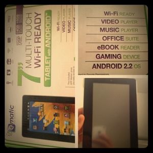 New ematic  7" multi-touch wifi table/android