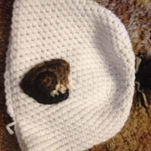 Crochet Camo newborn hat