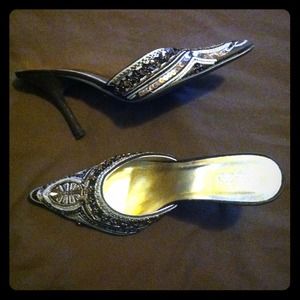 Low slip on heels