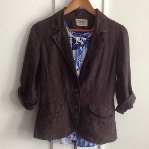 ⬇️Juicy Couture cotton linen blazer