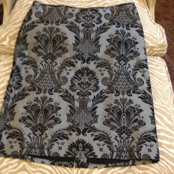 Grey and black skirt