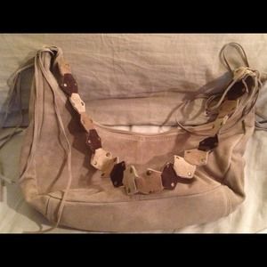 Steve madden suede hippie hobo handbag