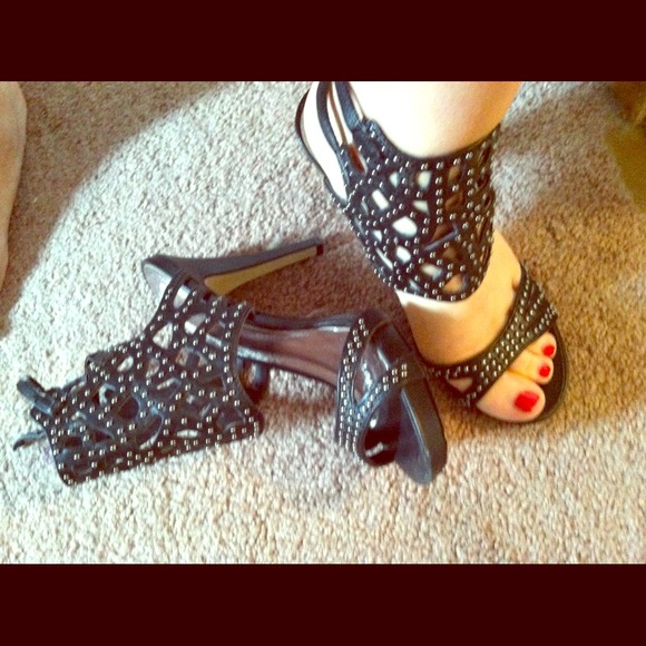 Sexy studded heels size 7.5