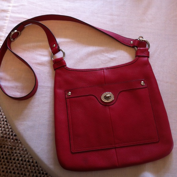 Red COACH crossbody