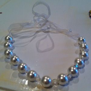 Jewelry - Pearl and crystal necklace SOLD Jewelry - Pearl and crystal necklace SOLD