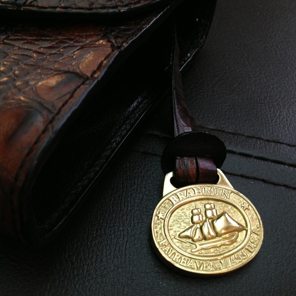 🚫SOLD NOT AVAILABLE🚫Brahmin Leather Purse/Clutch - Picture 2 of 4