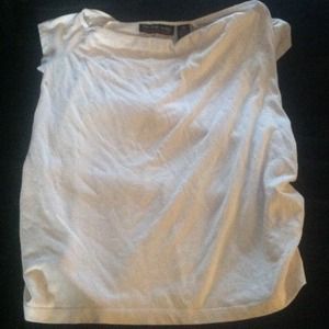 White maternity shirt