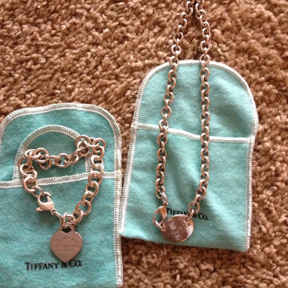 Tiffany bracelet and Necklace . " necklace SOLD"