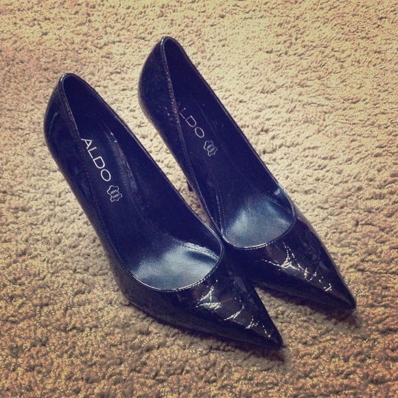 Black high heels from Aldo.