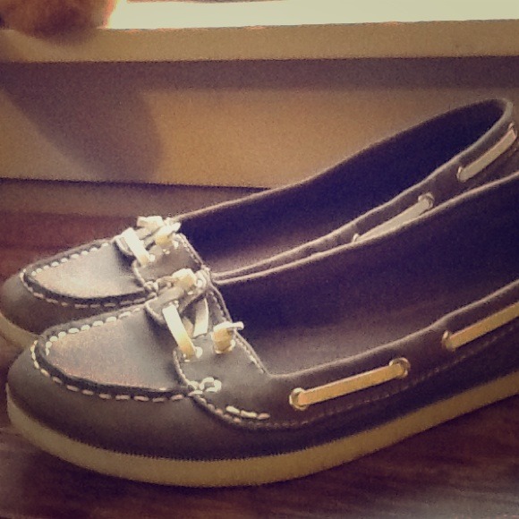 A pair of cute flat heeled shoes