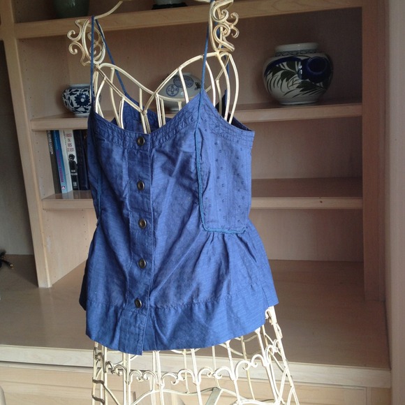 SOLD Button Up Tank - Picture 2 of 3