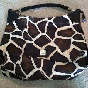 Dooney & Bourke giraffe print purse