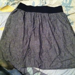 Gray skirt