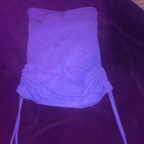 Purple tube top