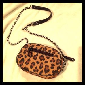 Tignanello leopard handbag