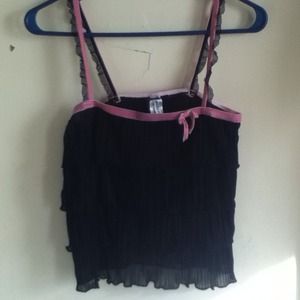 Rampage sheer layered halter S/M