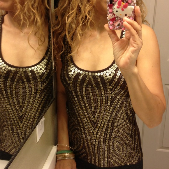 Michael Kors Tops - 💜New Listing 💜Michael Kors brown tank