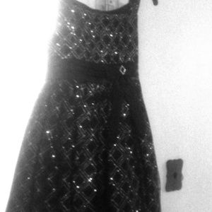 Black dress with bling,my 11 year old daughters