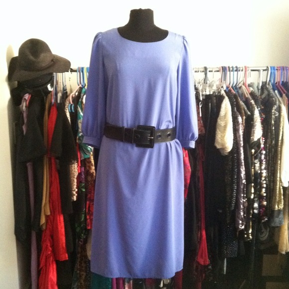 SOLD Vintage Blue Spring Summer Dress