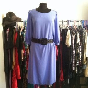 SOLD Vintage Blue Spring Summer Dress