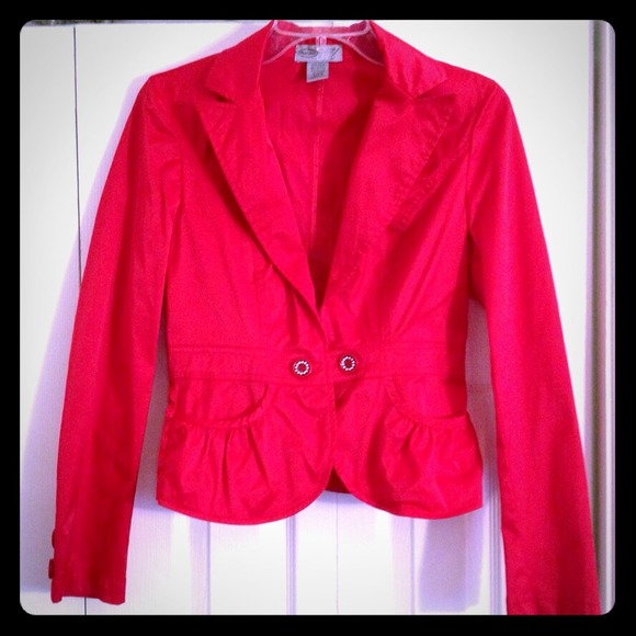 NWOT **REDUCED**Beautiful Red Party Blazer.