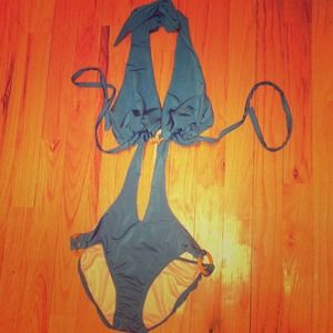 **SOLD** Teal Monokini swimsuit @ssekepsiss