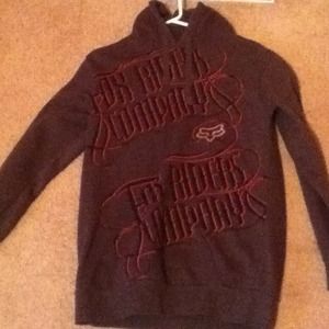 Grey fox girls sweatshirt