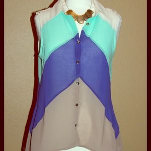 Chiffon blouse. Bundle