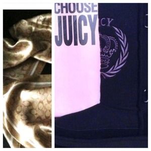 Bundle Juicy boots and Coach Scarf