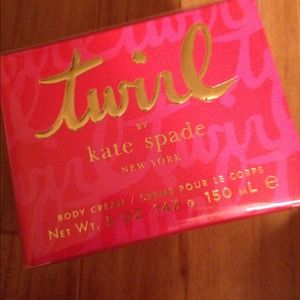 Kate Spade "Twirl" body cream