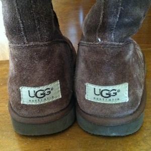 Dark brown Uggs