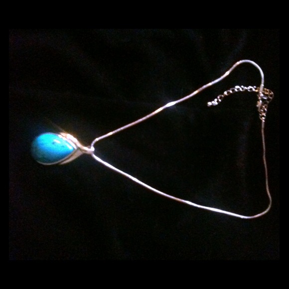 NWOT Lia Sophia Genuine Turquoise Necklace