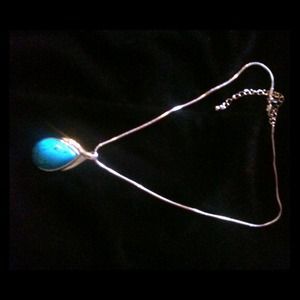 NWOT Lia Sophia Genuine Turquoise Necklace