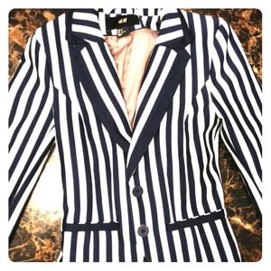 A striped blazer