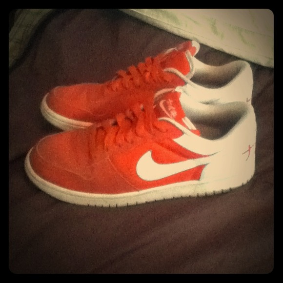 Orange nikes