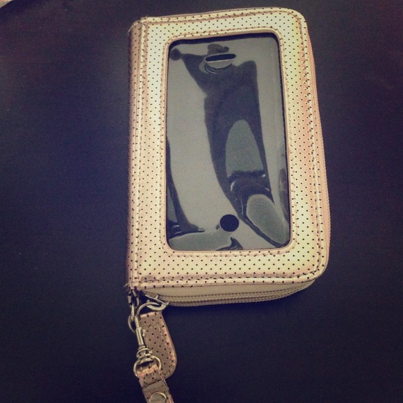 Wallet with iPhone holder