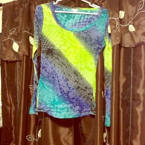 Colorful long sleeve