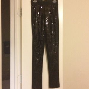 Black bling bling pant!!