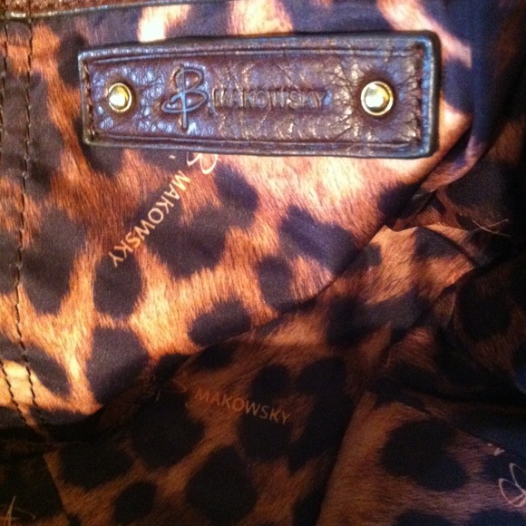 ❤REDUCED ❤Vintage LEATHER !!! B'Makowsky PERFECT ! - Picture 3 of 4