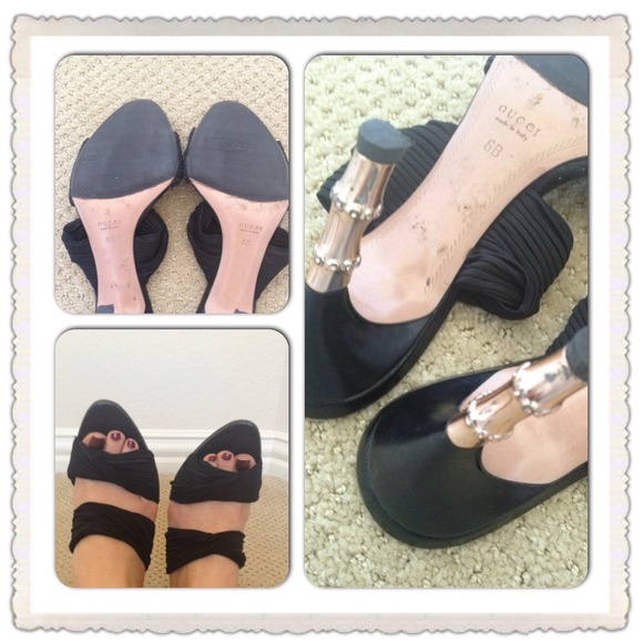 SOLD on other site Authentic Gucci black sandals - Picture 4 of 4
