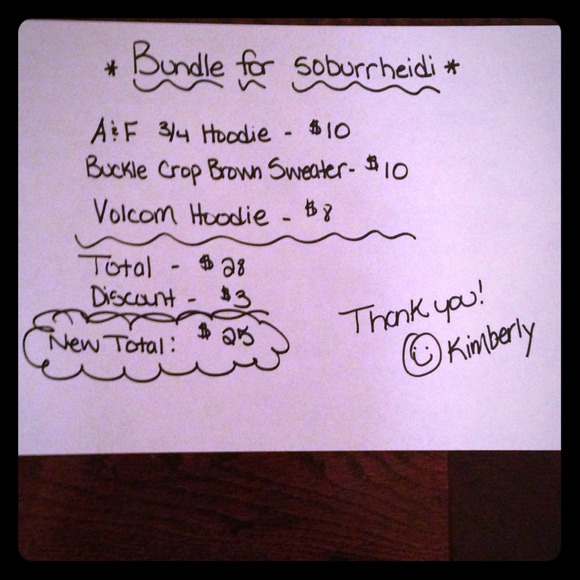 A&F Hoodie, Buckle Crop Sweater, Volcom Hoodie