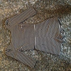 Black and white romper