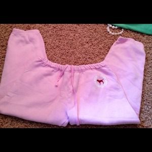 REDUCED-Vs pink size small capris
